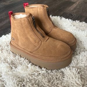 Ugg chestnut neumel platform boots